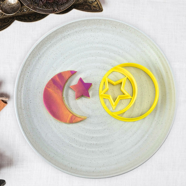 Moon Crest & Star Cookie Cutter