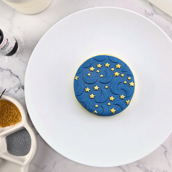 Moons and Stars Pattern Plate