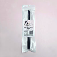 Double Ended Edible Marker - Black - Brush and Fine Tip (Moreish)
