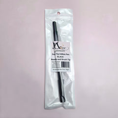 Double Ended Edible Marker - Black - Brush and Needle Tip (Moreish)