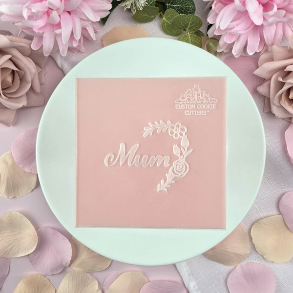 Mum Flower Frame Debosser