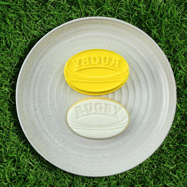 NRL Rugby Ball Cutter & Embosser Set
