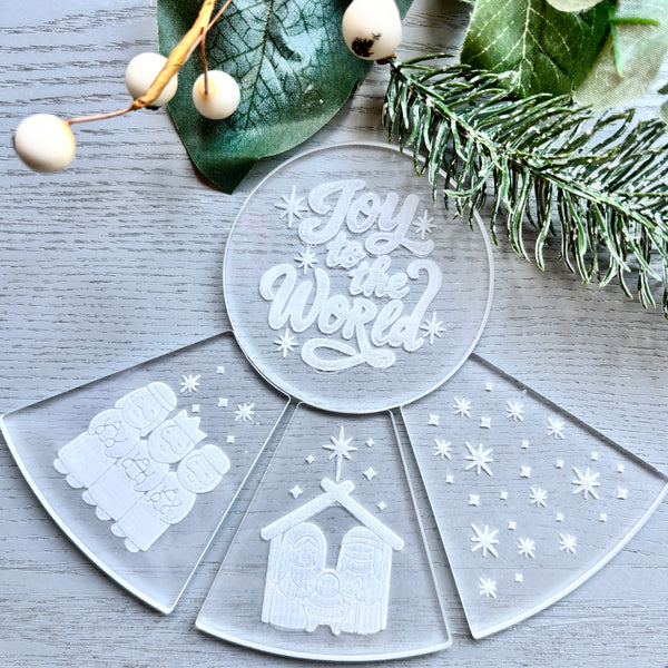 Nativity Platter Cutter & Debosser Set (Bikkie Smalls)