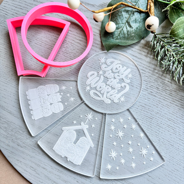 Nativity Platter Cutter & Debosser Set (Bikkie Smalls)