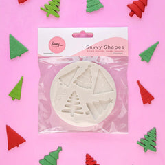 Oh Christmas Tree Savvy Shapes Silicone Mould (Savvy Cakes)