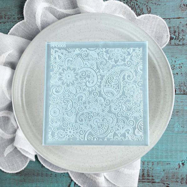Paisley Pattern Plate