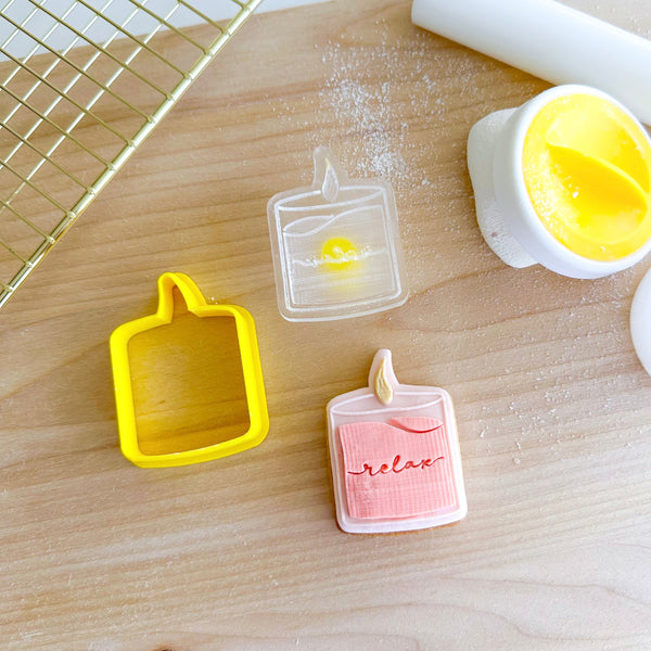 Mini Candle Cutter and Debosser Set