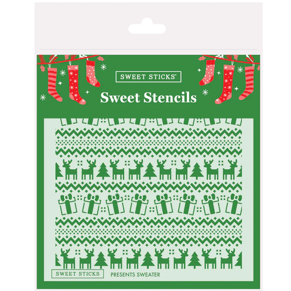 Presents Sweater Sweet Stencil (Sweet Sticks)