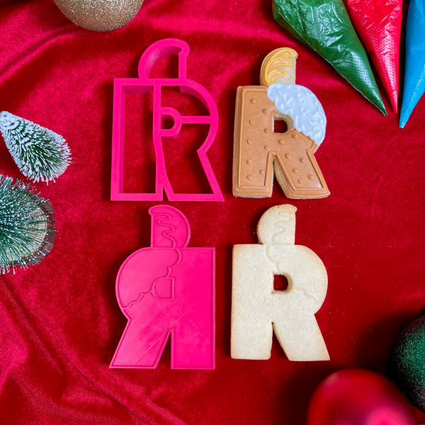 Individual CHRISTMAS Letter Cutters (The Confectionist)