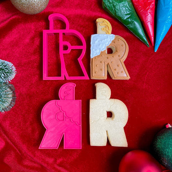 Individual CHRISTMAS Letter Cutters (The Confectionist)