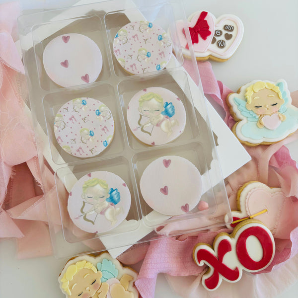 DIGITAL Edible Image Download - Cupid - Circles (SweetP)