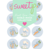 DIGITAL Edible Image Download - Easter Bunny - Circles (SweetP