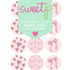 DIGITAL Edible Image Download - Hearts & Bows - Circles (SweetP)