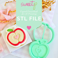 Apple Layer Set Digital STL File - For 3D Printed Cutters & Stamps (SweetP)