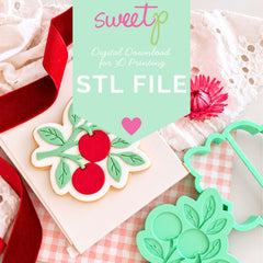 Apple Branch Layer Set Digital STL File - For 3D Printed Cutters & Stamps (SweetP)