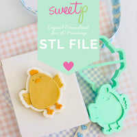 Chicken Layer Set Digital STL File - For 3D Printed Cutters & Stamps (SweetP)