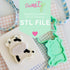Cow Layer Set Digital STL File - For 3D Printed Cutters & Stamps (SweetP)