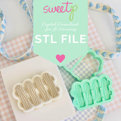 Fence Layer Set Digital STL File - For 3D Printed Cutters & Stamps (SweetP)