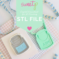 Milk Can Layer Set Digital STL File - For 3D Printed Cutters & Stamps (SweetP)