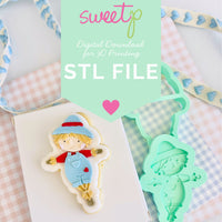Scarecrow Layer Set Digital STL File - For 3D Printed Cutters & Stamps (SweetP)