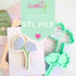 Peonies Layer Set Digital STL File - For 3D Printed Cutters & Stamps (SweetP)