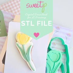 Tulip Layer Set Digital STL File - For 3D Printed Cutters & Stamps (SweetP)