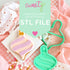 Swirl Bauble Layer Set Digital STL File - For 3D Printed Cutters & Stamps (SweetP)
