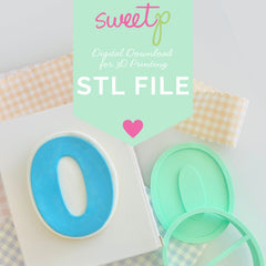 Zero Layer Set Digital STL File - For 3D Printed Cutters & Stamps (SweetP)