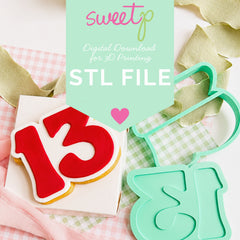 Thirteen Layer Set Digital STL File - For 3D Printed Cutters & Stamps (SweetP)