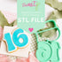 Sixteen Layer Set Digital STL File - For 3D Printed Cutters & Stamps (SweetP)