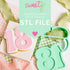 Eighteen Layer Set Digital STL File - For 3D Printed Cutters & Stamps (SweetP)