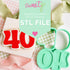 Forty Layer Set Digital STL File - For 3D Printed Cutters & Stamps (SweetP)
