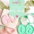 Sixty Layer Set Digital STL File - For 3D Printed Cutters & Stamps (SweetP)