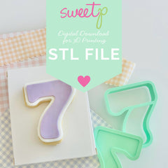 Seven Layer Set Digital STL File - For 3D Printed Cutters & Stamps (SweetP)