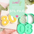 Eighty Layer Set Digital STL File - For 3D Printed Cutters & Stamps (SweetP)