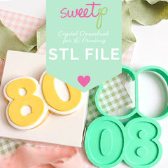Eighty Layer Set Digital STL File - For 3D Printed Cutters & Stamps (SweetP)