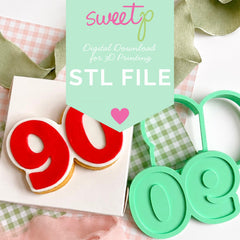 Ninety Layer Set Digital STL File - For 3D Printed Cutters & Stamps (SweetP)