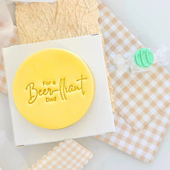 For a Beer-lliant Dad Text Stamp (SweetP)
