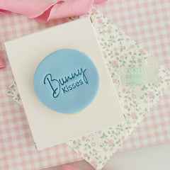 Bunny Kisses Text Stamp (SweetP)