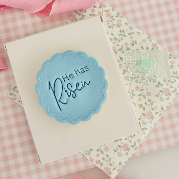 He Has Risen Text Stamp (SweetP)