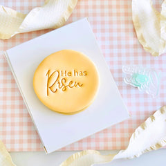 He Has Risen Text Stamp (SweetP)