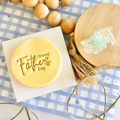 Happy Father's Day Text Stamp (SweetP)