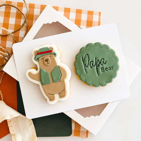 Papa Bear Text Stamp (SweetP)