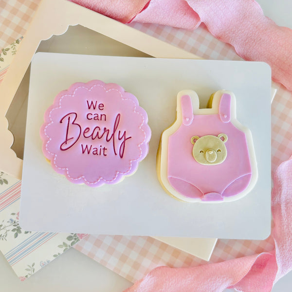 We Can Bearly Wait Text Stamp (SweetP)