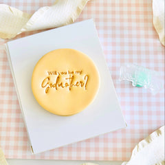Will You Be My Godmother? Text Stamp (SweetP)