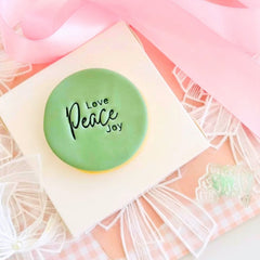 Love Peace Joy Text Stamp (SweetP)