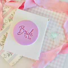 Bride To Be Text Stamp (SweetP)