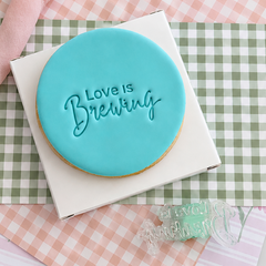 Love Is Brewing Text Stamp (SweetP)