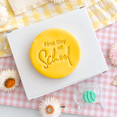 First Day Of School Text Stamp (SweetP)