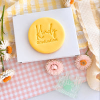 Kindy Graduation Text Stamp (SweetP)